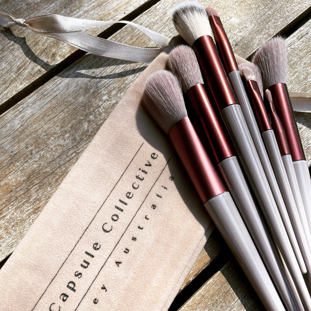 13 Piece set Kabuki Makeup Brushes